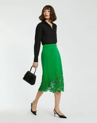 Black Buckled Mini Croco Leather Handbag with Detachable Strap