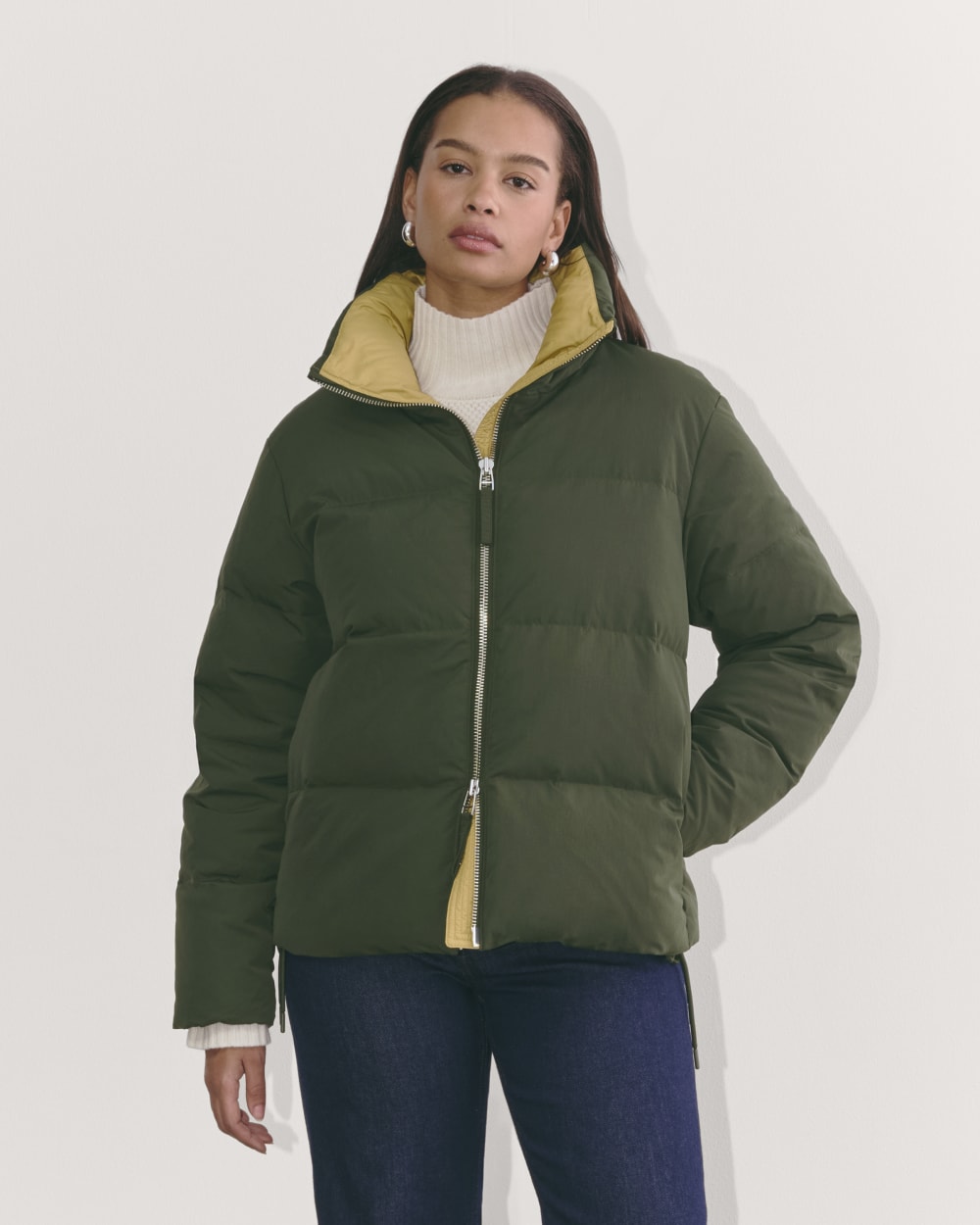 womens-redown-puffer-jacket-dark-forest | primary