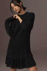 Black Onyx The Delphine Sweater Twofer Mini Dress