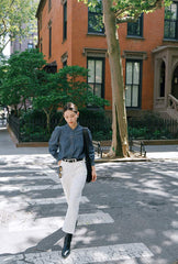 Bentley Straight Cropped Jeans - White