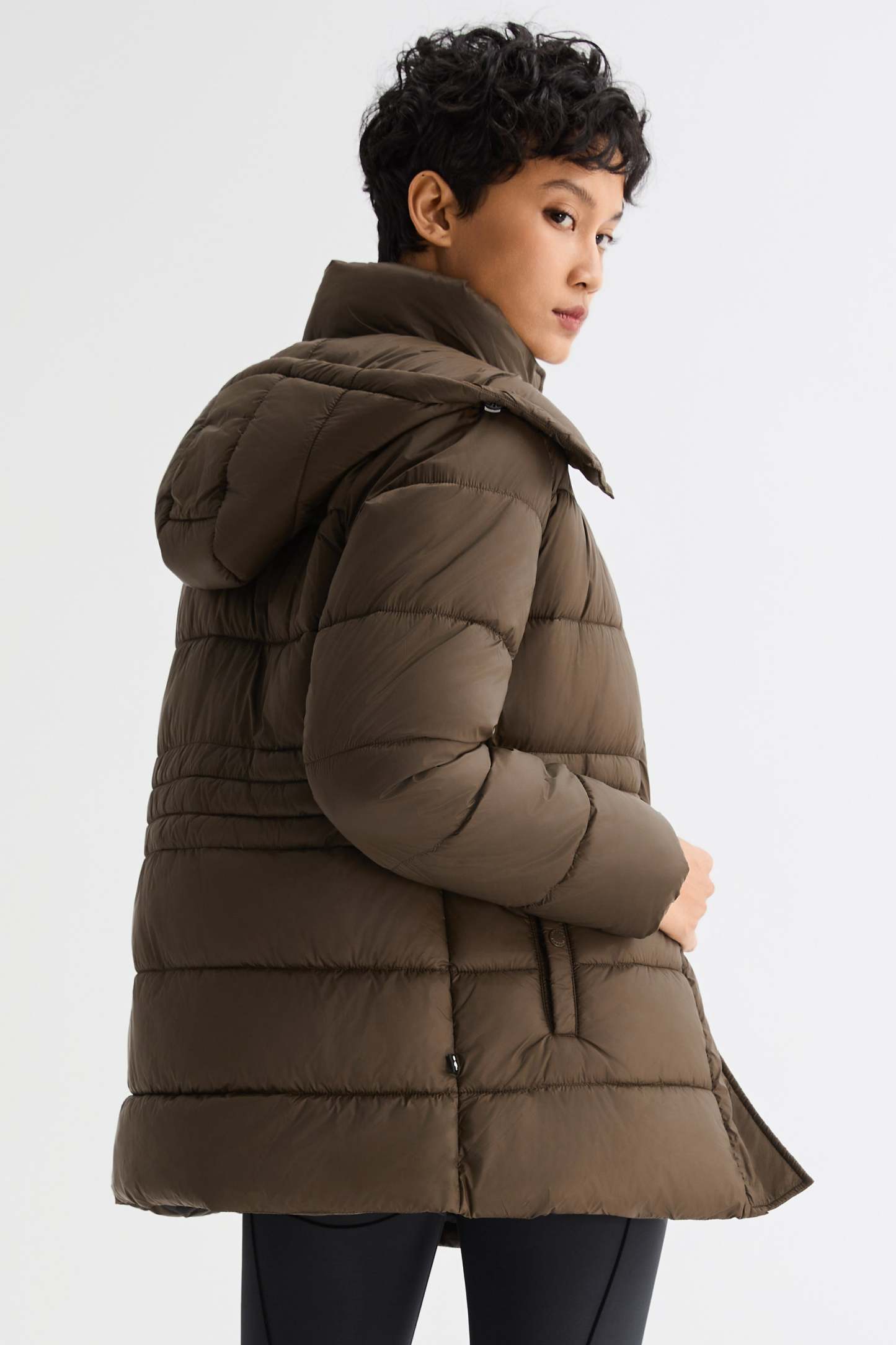 Hooded Quilted Everyday Lyrella Puffer Jacket