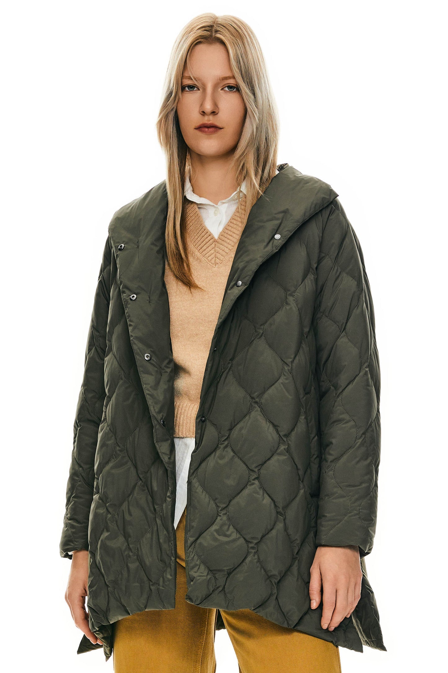 Lightweight Long-Sleeve Down Puffer Jacket