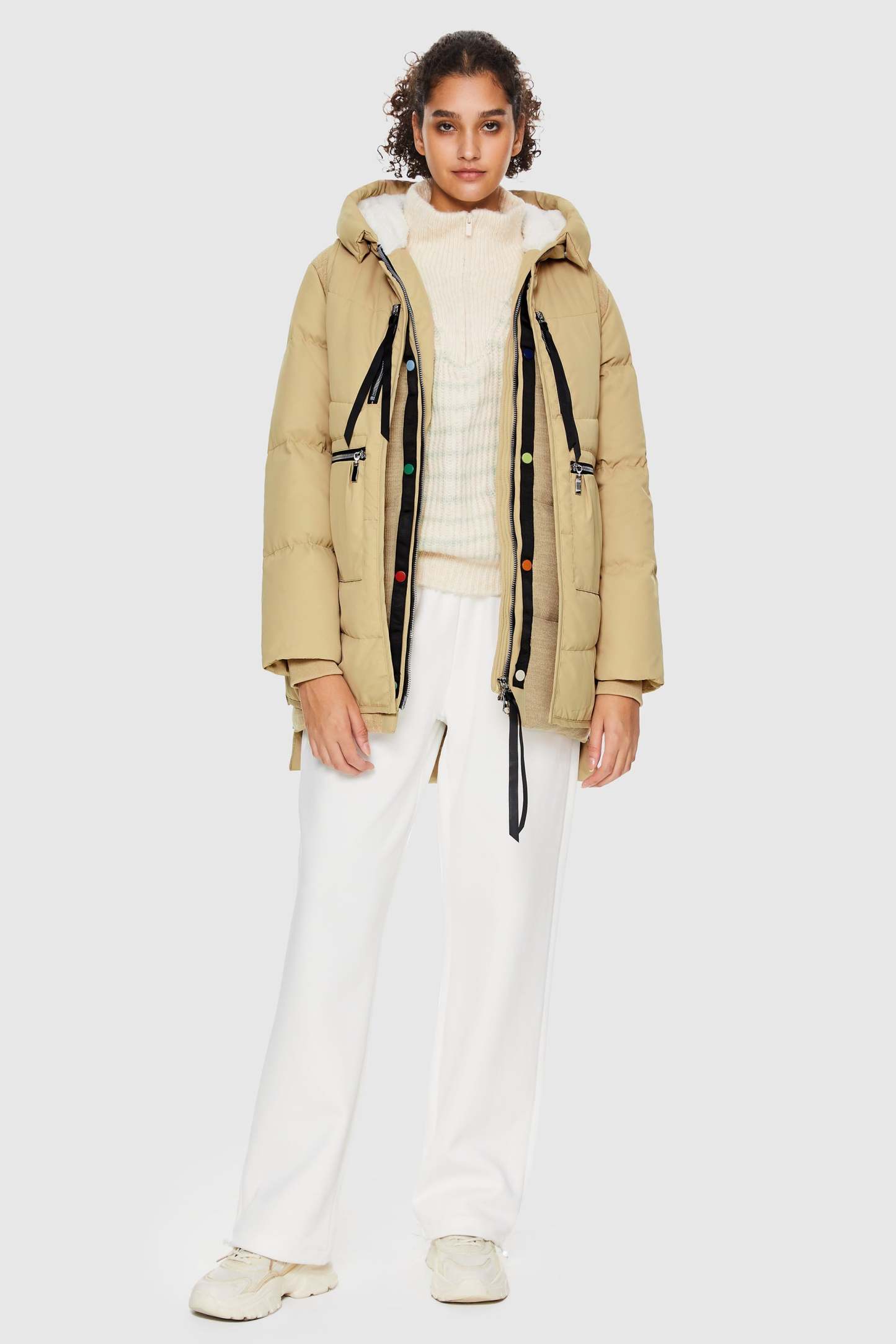 092 Universe® Thickened Puffer Down Jacket with Detachable Vest