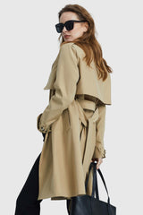 3/4 Hudson Trench with Removable Vest