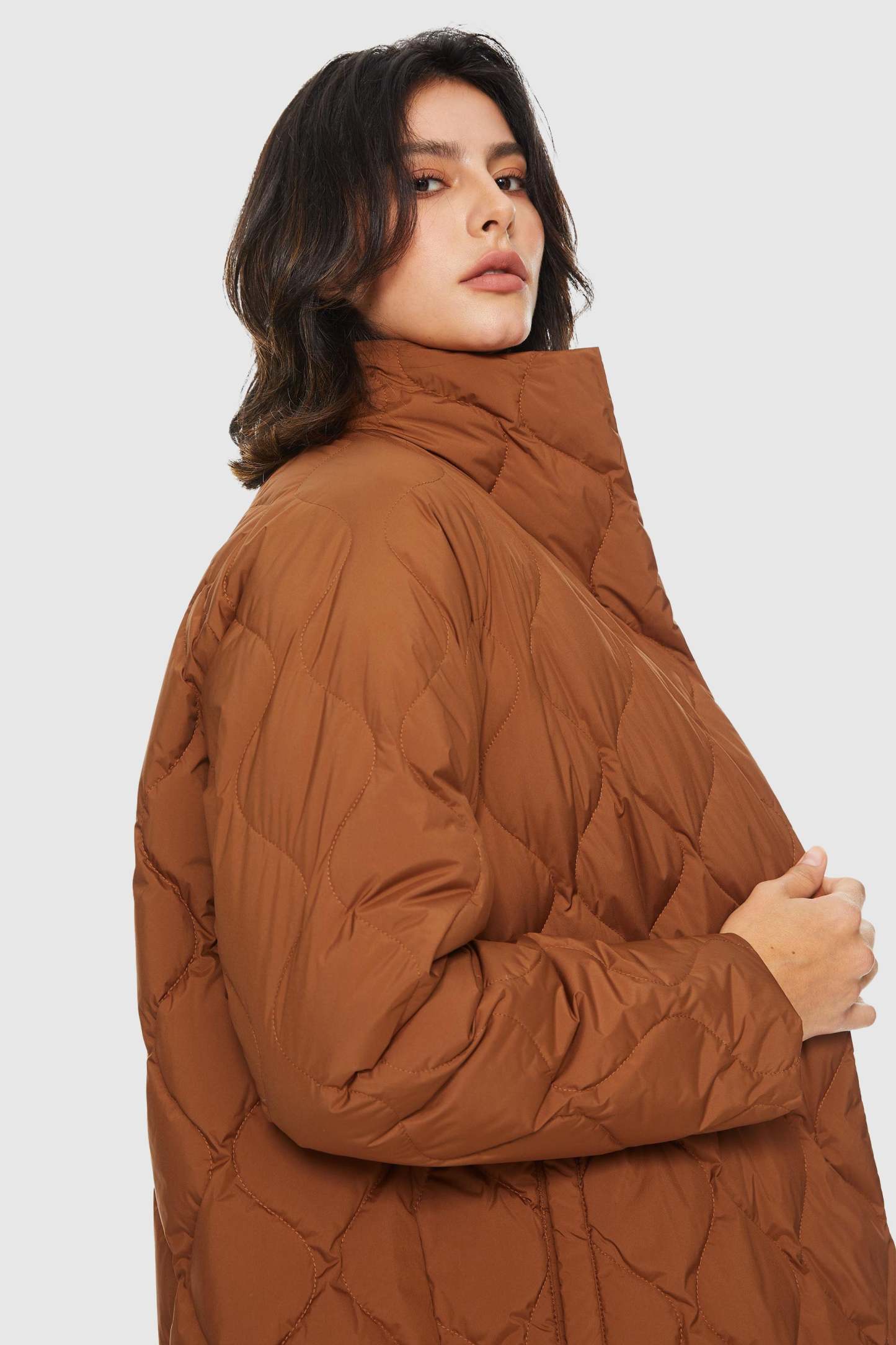 Lightweight Long-Sleeve Down Puffer Jacket