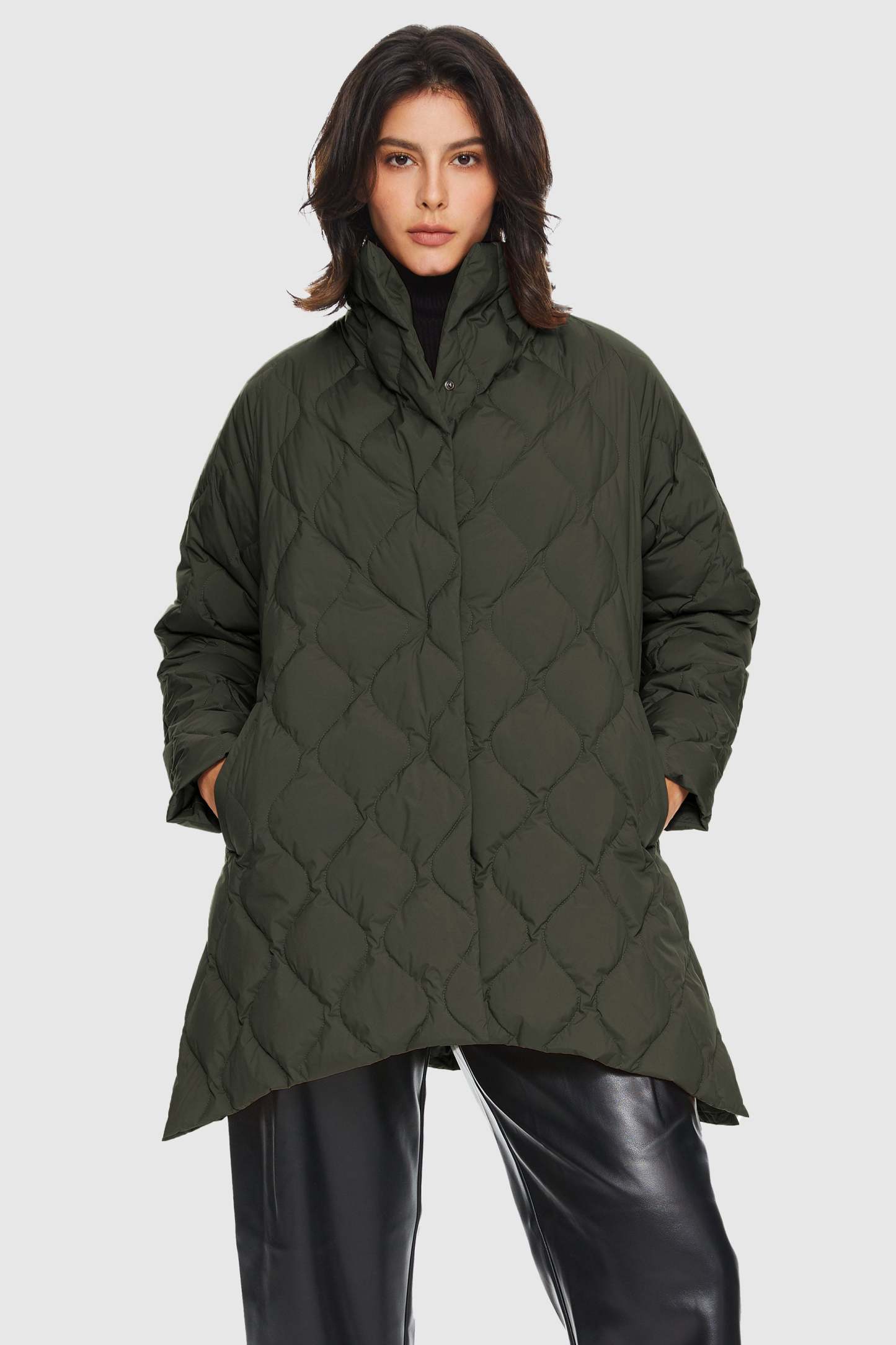Lightweight Long-Sleeve Down Puffer Jacket