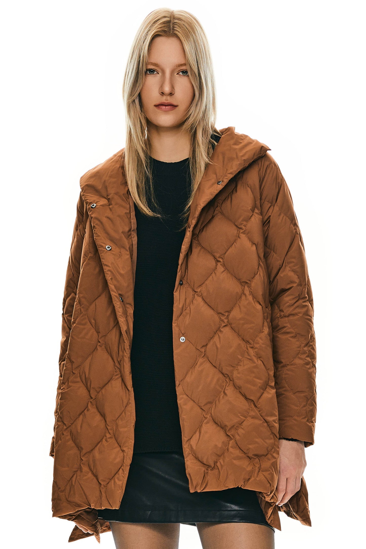 Lightweight Long-Sleeve Down Puffer Jacket