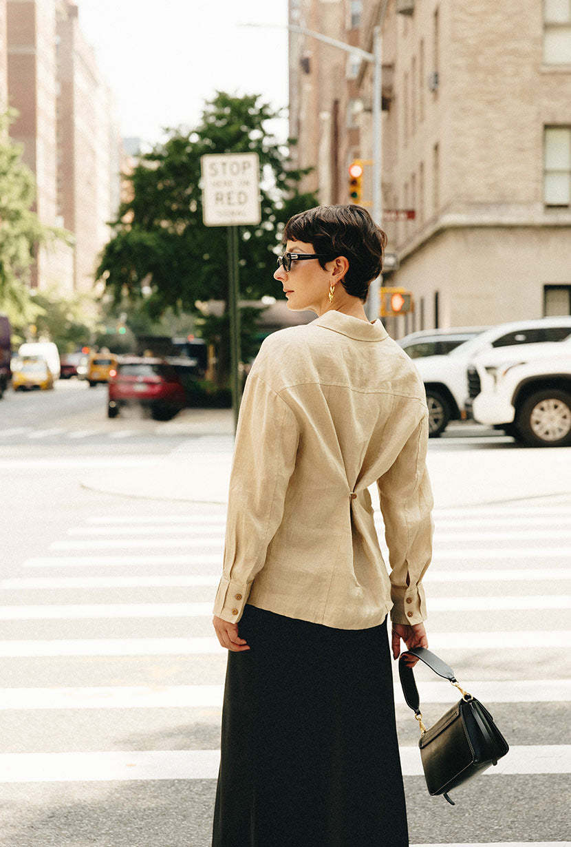 Benoite Linen Shirt - Ecru