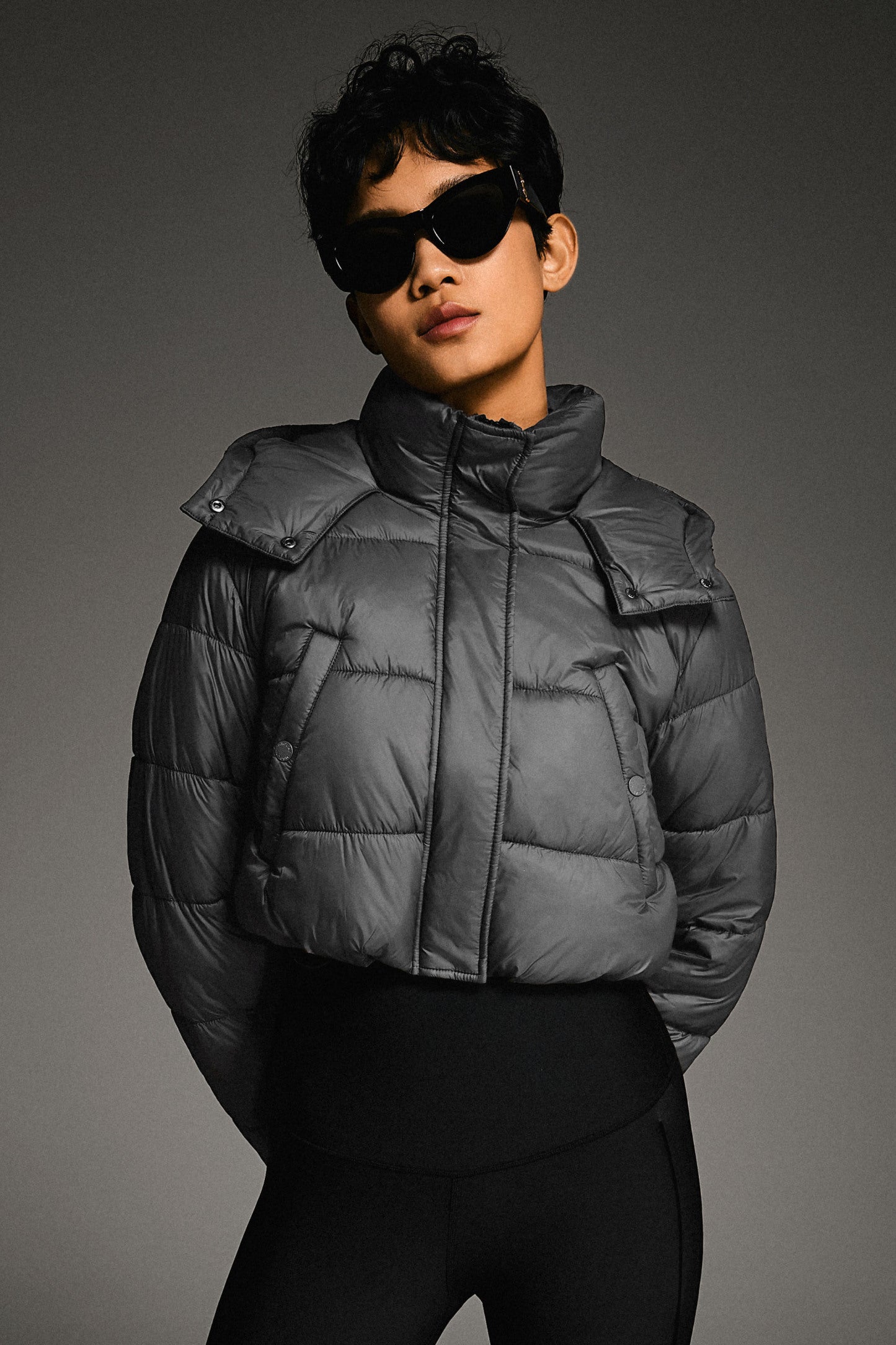 Urban Essential Cropped Lyrella Puffer Jacket