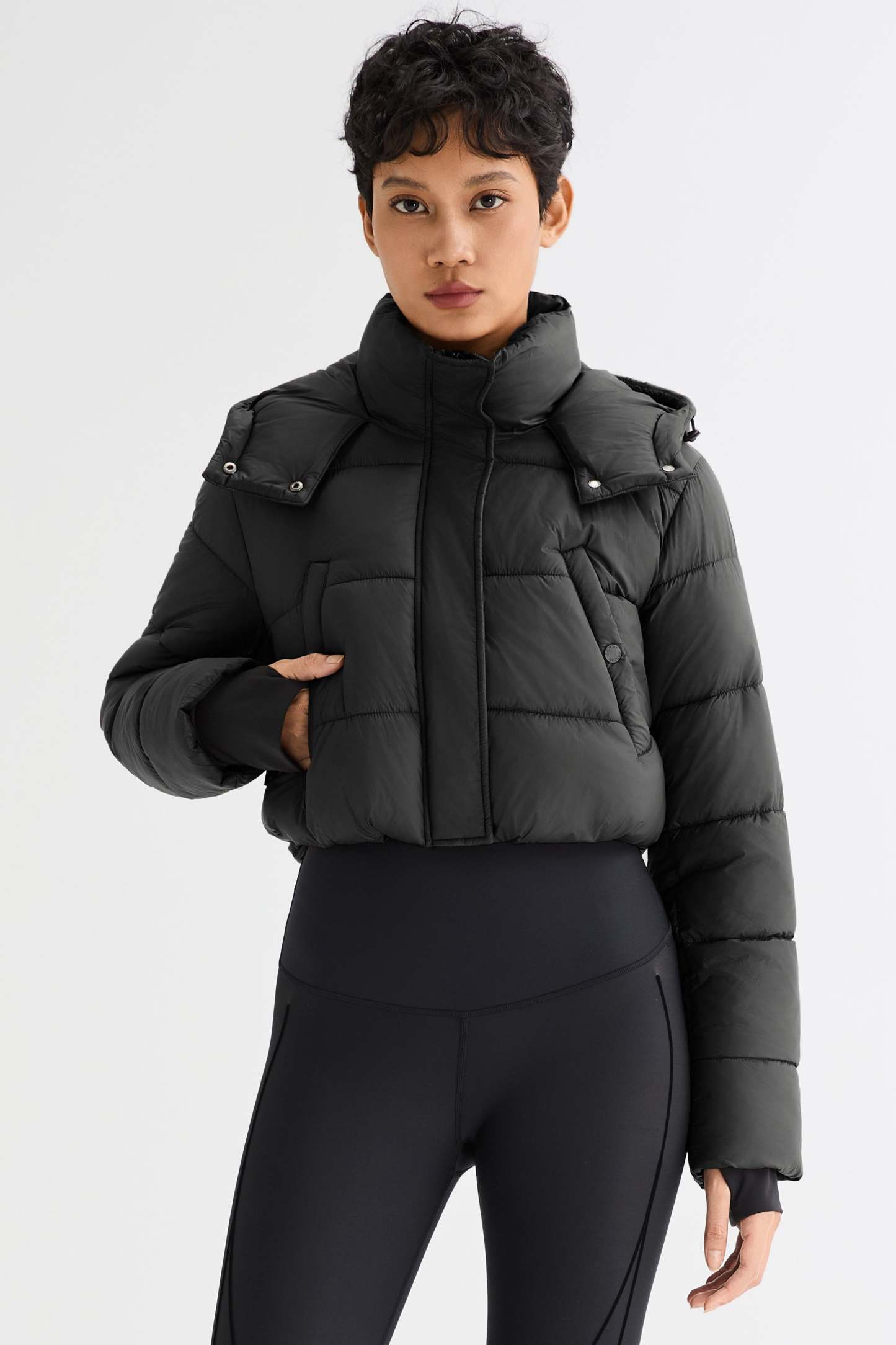 Urban Essential Cropped Lyrella Puffer Jacket