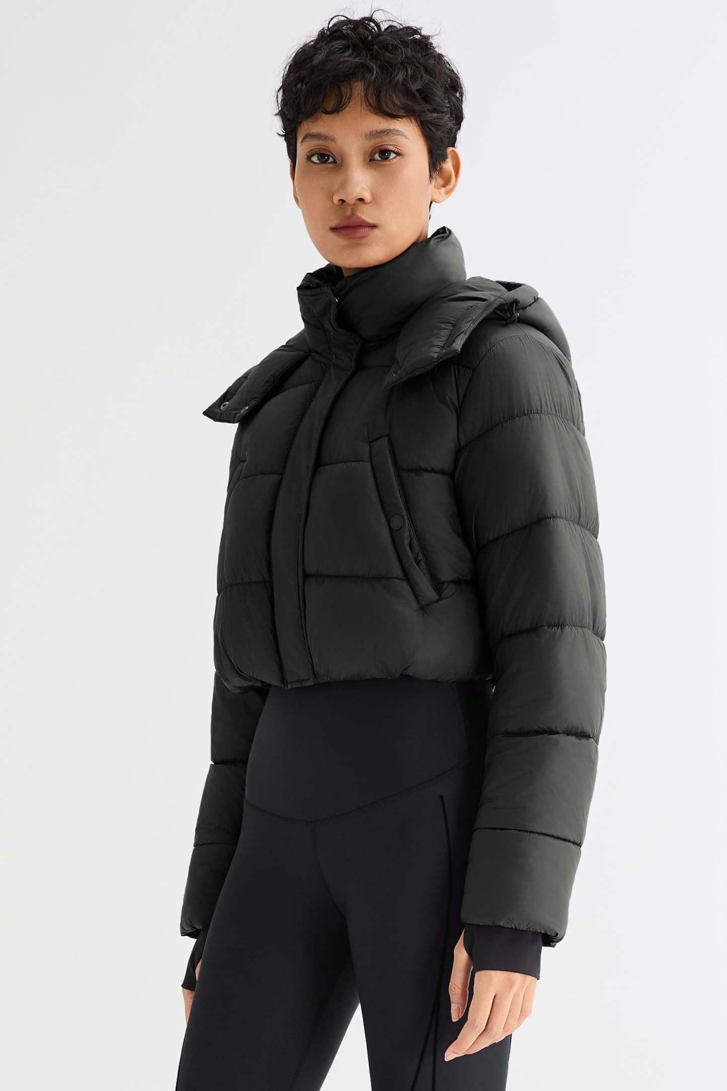 Urban Essential Cropped Lyrella Puffer Jacket