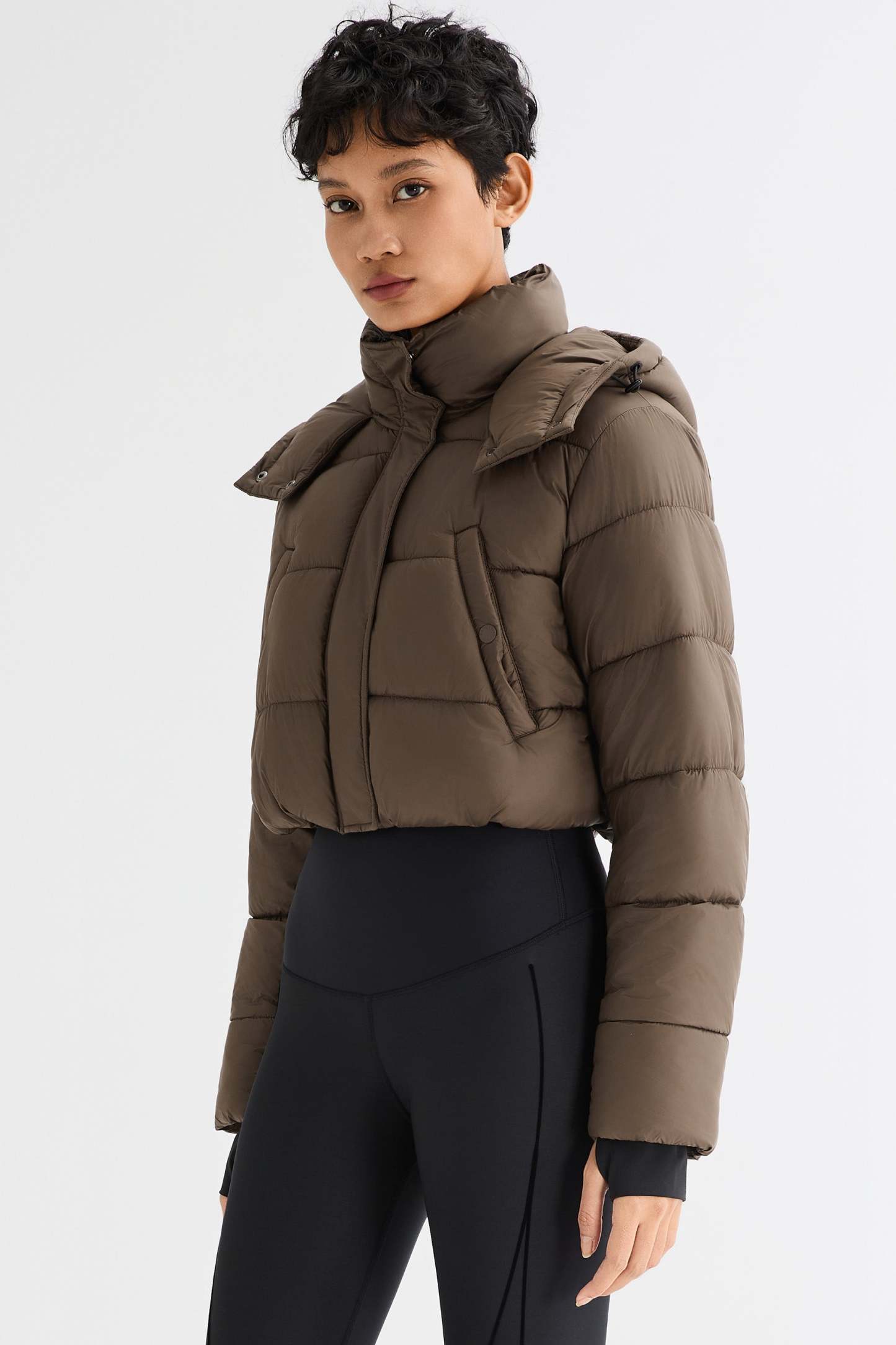 Urban Essential Cropped Lyrella Puffer Jacket