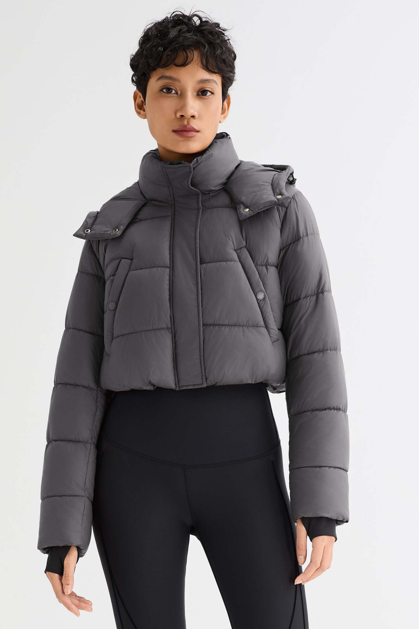 Urban Essential Cropped Lyrella Puffer Jacket