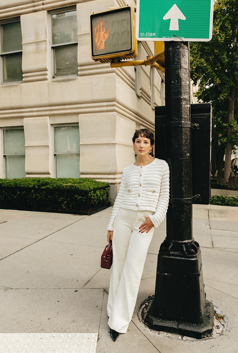 Cindy Cotton Cardigan - Ivory