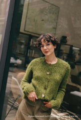 Brayden Alpaca Cardigan - Olive Green